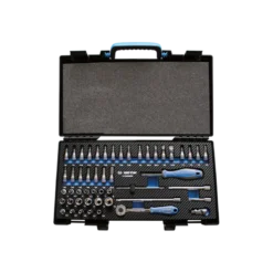 Coffret De Douilles Et Accessoires1/4" 6 Pans Evawave - 50 Pièces King Tony - 2550MRE