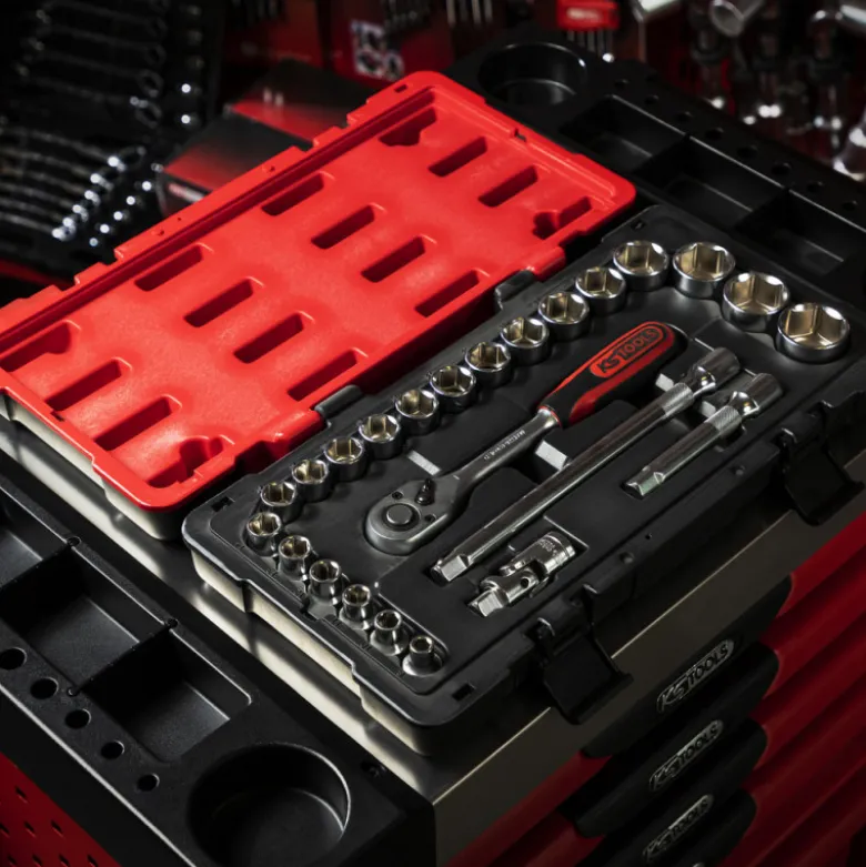 Coffret de douilles et accessoires ULTIMATE 1/2'', 24 pièces KS TOOLS 922.0623