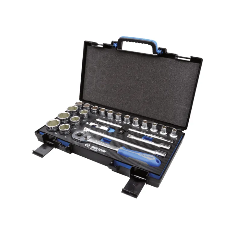 Coffret De Douilles Et Accessoires1/2" 6 Pans Evawave - 23 Pièces King Tony - 4523MRE01