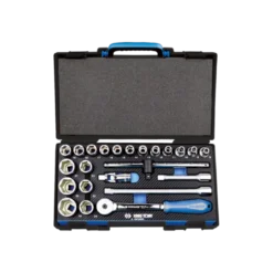 Coffret De Douilles Et Accessoires 1/2" 6 Pans Evawave - 23 Pièces King Tony - 4523MRE