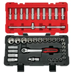 Coffret de douilles et accessoires 12 pans 1/2" 39 pièces KS TOOLS 922.0640