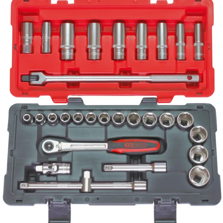 Coffret de douilles et accessoires en pouces ULTIMATE 1/2'', 30 pièces KS TOOLS 922.0630