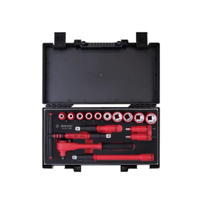 Coffret De Douilles Et Accessoires Isolés 1/2" - 16 Pièces King Tony - 45VE01MRV