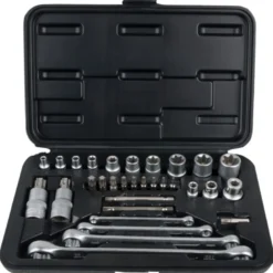 Coffret de douilles et douilles tournevis ULTIMATE 1/4'' - 3/8'' - 1/2'' TORX - 31 pcs KS TOOLS 922.4302