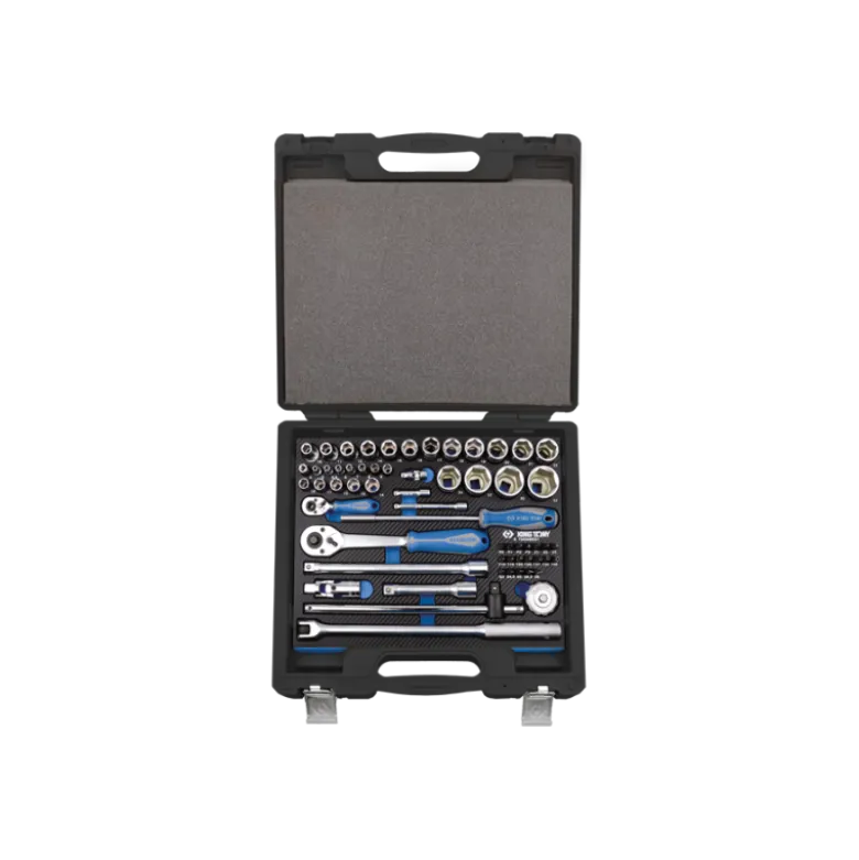 Coffret De Douilles 1/4" Et 1/2" 6 Pans Evawave - 60 Pcs King Tony - 7560MRE01