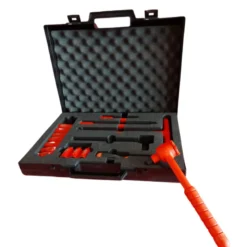 Coffret de douilles isolées 1000V 1/2'' avec cliquet et rallonges - 16 pcs KS TOOLS 112.1860