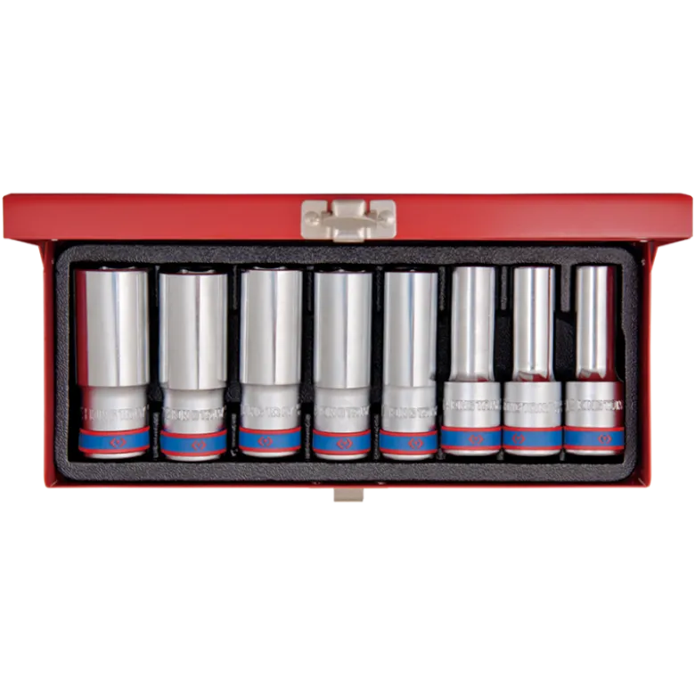 Coffret De Douilles Longues 1/2" 8 Pièces King Tony - 4308MR