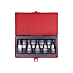 Coffret De Douilles 1/2" Mâle, 9 Pièces King Tony - 4110PR
