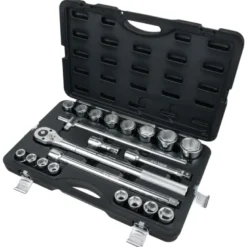 Coffret de douilles 6 pans 3/4’’ CHROMEplus KS TOOLS 911.0721
