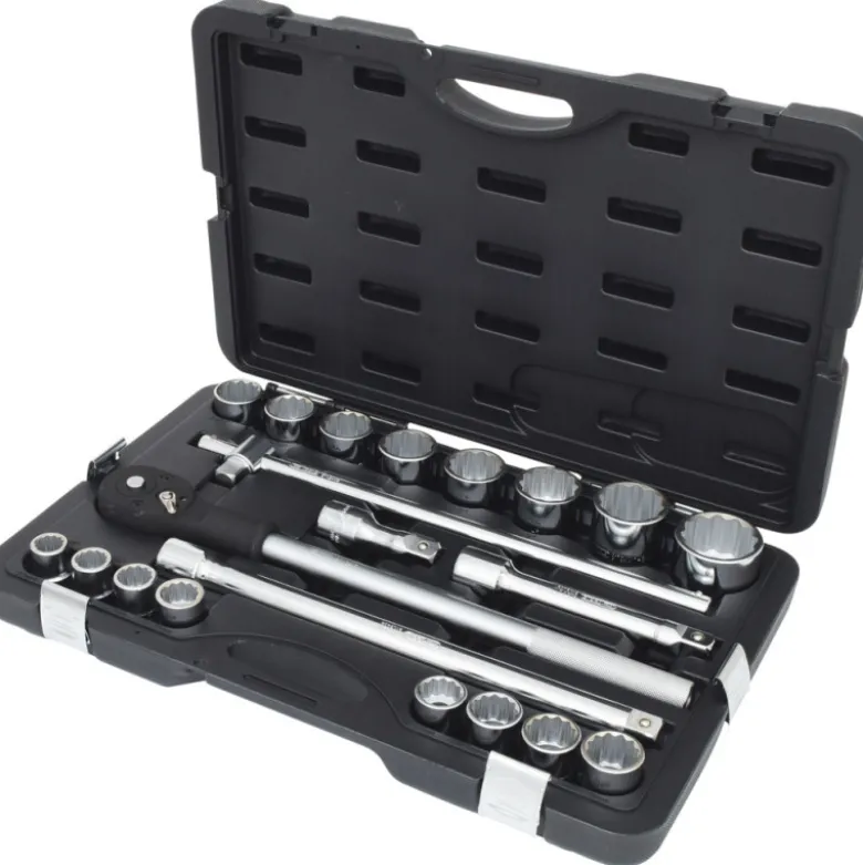 Coffret de douilles 12 pans en pouces 3/4" 21 pièces KS TOOLS 911.0751