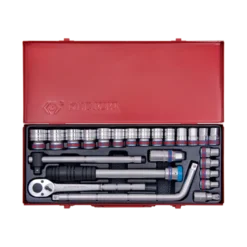 Coffret De Douilles 1/2" 24 Pièces en Pouces King Tony - 4533SR