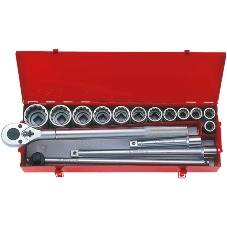 Coffret De Douilles 3/4" 16 Pièces En Pouces King Tony - 6016SR