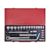 Coffret De Douilles 1/2" 24 Pièces 12 Pans King Tony - 4033MR