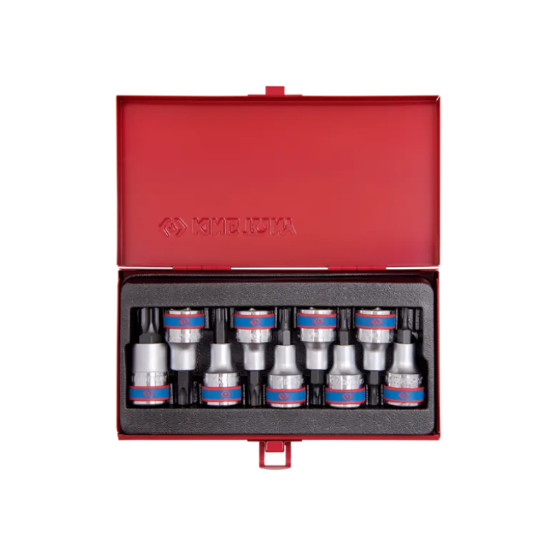 Coffret De Douilles 1/2" Torx, 9 Pièces King Tony - 4109PR