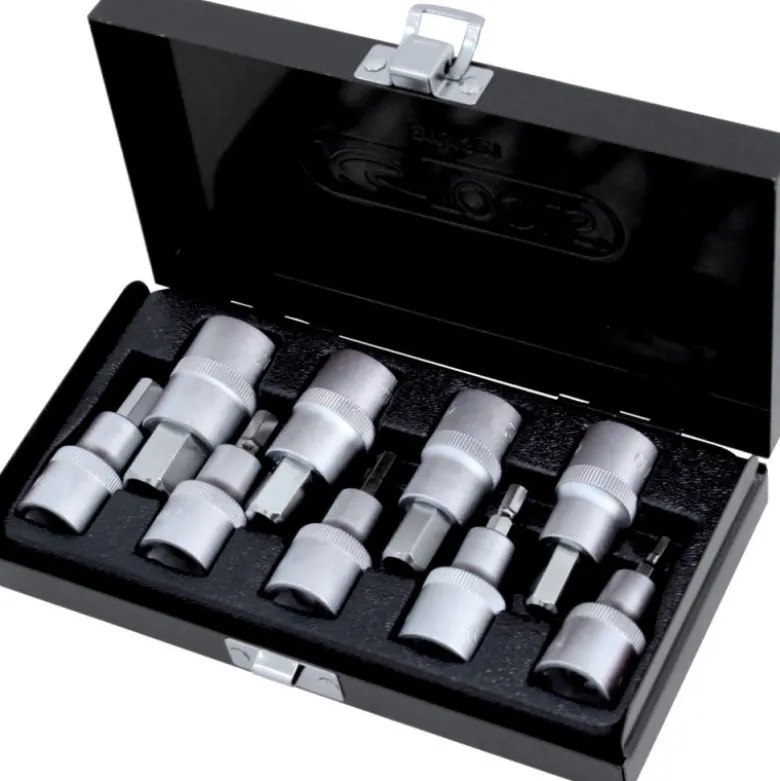 Coffret de 9 douilles tournevis ULTIMATE 6 pans KS TOOLS 922.1321
