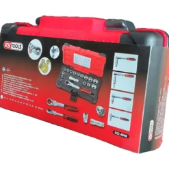 Coffret de douilles traversantes TRIPLEplus® 3/8'' - 1/2'' - 10 à 24 mm KS Tools 922.4040