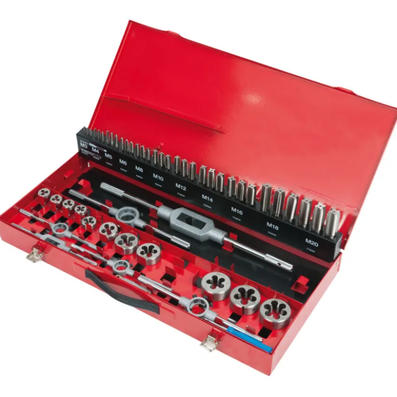 Coffret de jeux de tarauds, filières 54 Pièces KS TOOLS 331.0654