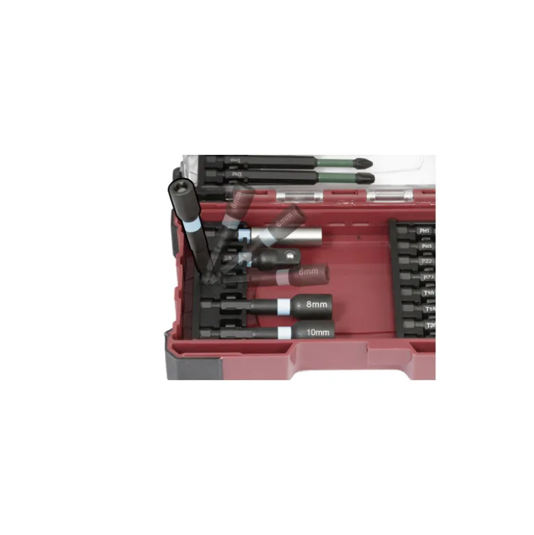 Coffret d'embouts de tournevis à percussion 1/4" 29pcs KRAFTWERK - 306.378.004