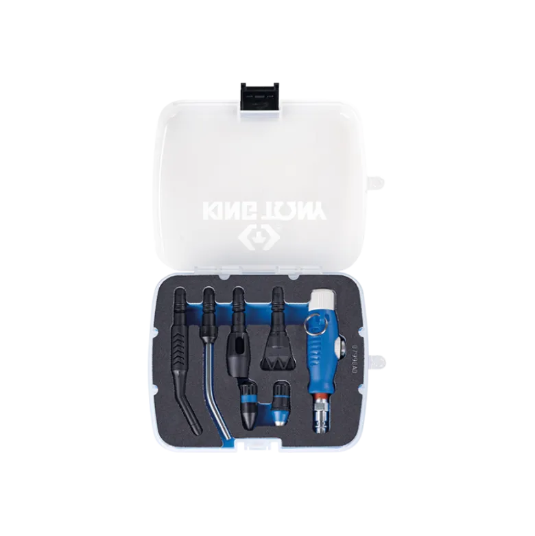 Coffret De Mini Soufflette Progressive À Buses Interchangeables 7Pcs King Tony - 7990A0