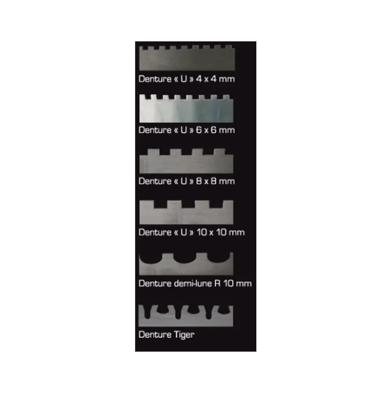 Coffret de platoir avec 6 lames interchangeables INOX SIDAMO 11255043
