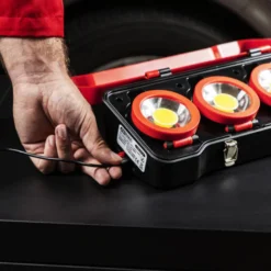 Coffret de 3 projecteurs LEDs 3 W KS TOOLS 150.4314