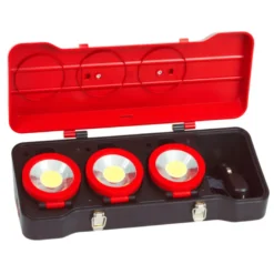 Coffret de 3 projecteurs LEDs 3 W KS TOOLS 150.4314