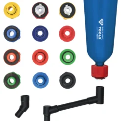 Coffret de remplissage d'huile avec adaptateurs et bras rotatif universel 15pcs BRILLIANT TOOLS - BT711110