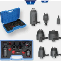 Coffret d'extracteurs de bagues d'étanchéité de vilebrequin - arbre à cames pour VAG 7pcs BRILLIANT TOOLS - BT542070