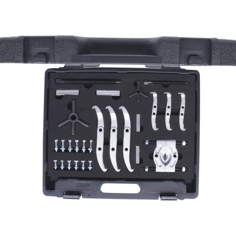 Coffret d'extracteurs 2 et 3 griffes 4’’ et 6’’ et décolleur de roulements KS TOOLS 700.1100