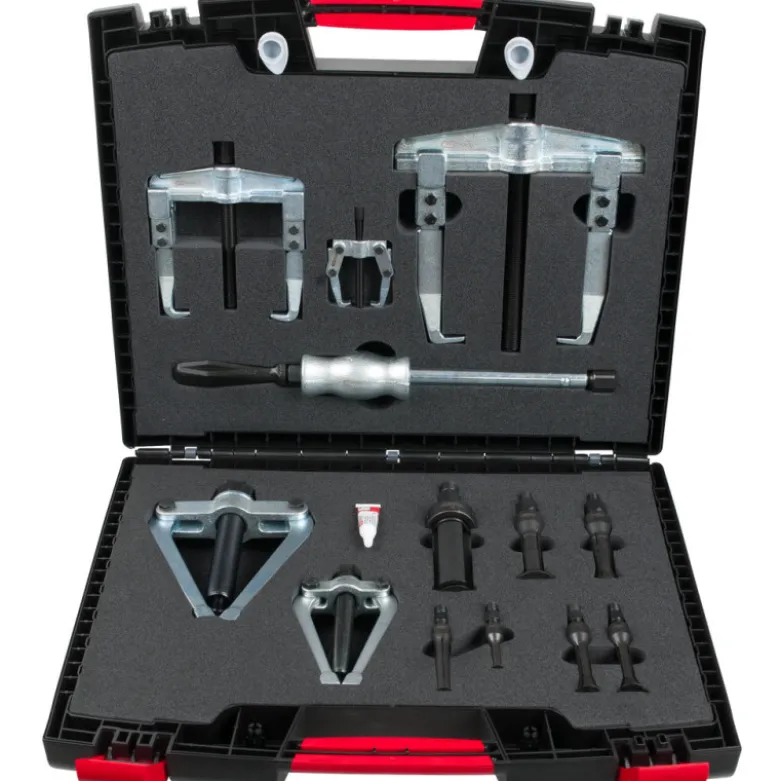 Coffret d'extracteurs prise intérieure - extérieure Ø 10 - 75 mm - 13 pcs KS TOOLS 660.0023