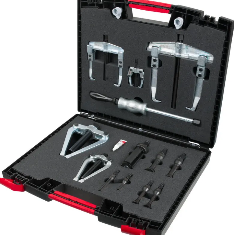 Coffret d'extracteurs prise intérieure - extérieure Ø 10 - 75 mm - 13 pcs KS TOOLS 660.0023