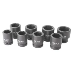 Coffret douilles choc 6 pans 26-38mm 3/4" (8 pcs) CLAS OS 3400
