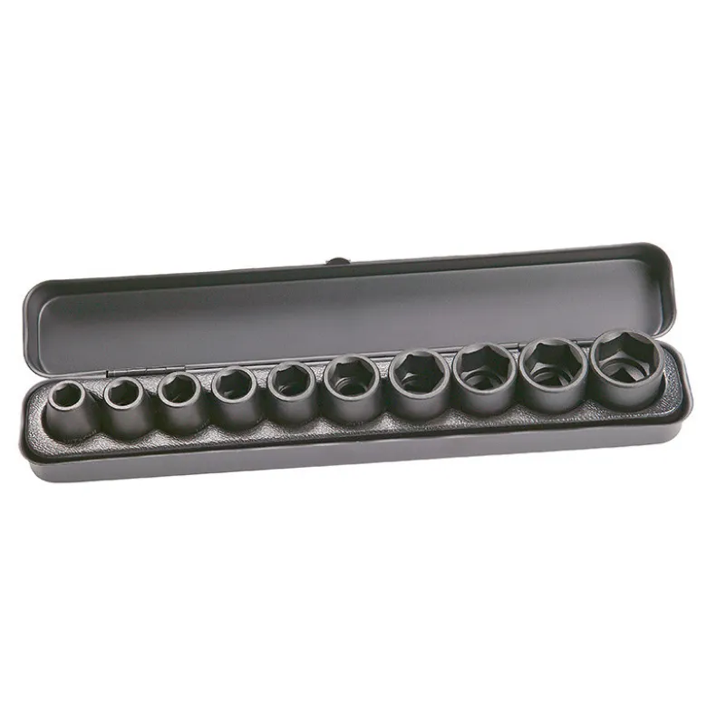 Coffret 10 douilles 1/2" L.38mm Hikoki - 751879