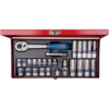 Coffret Douilles 3/8" 12 Pans 7 À 19Mm + Longues 8 À 19Mm King Tony - 3027MR
