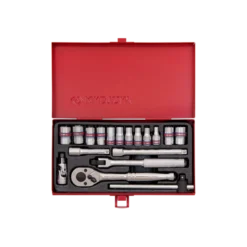 Coffret Douilles 1/4" 18 Pièces En Pouce King Tony - 2519SR