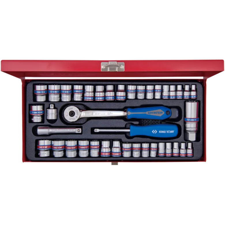 Coffret Douilles 39 Pièces 1/4"-3/8" King Tony - 5039CR04