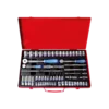 Coffret Douilles 1/4" + 3/8" + 1/2" 62 Pièces King Tony - 9564MR01