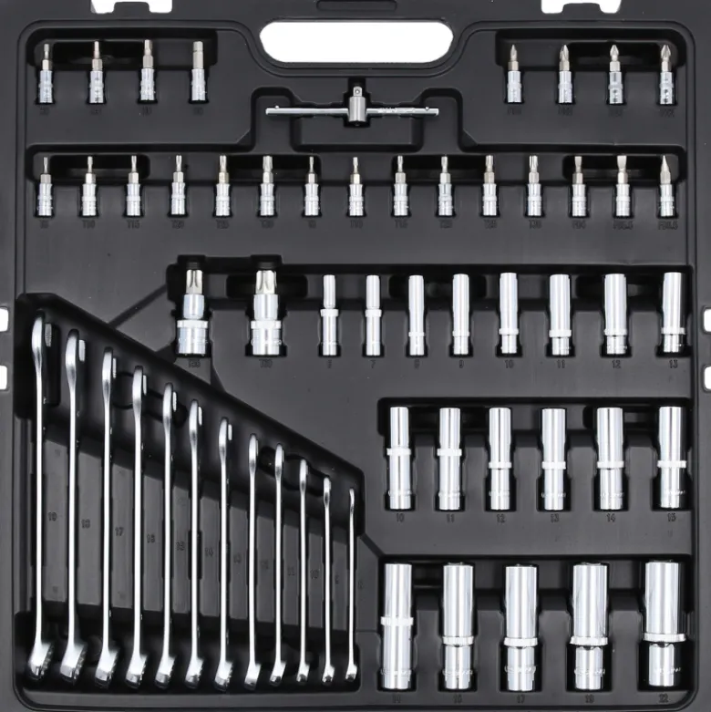 Coffret d'outils et douilles 1/4", 3/8", 1/2" 216 pièces Ks Tools 918.0216