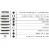 Coffret d’outils pour amortisseur 39 pcs BRILLIANT TOOLS - BT651050