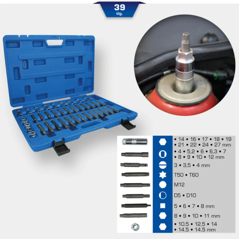 Coffret d’outils pour amortisseur 39 pcs BRILLIANT TOOLS - BT651050