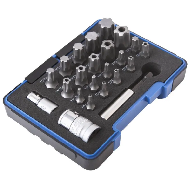Coffret embouts ts plus - torx plus 1/4"- 3/8" (23pcs) CLAS OM 0645