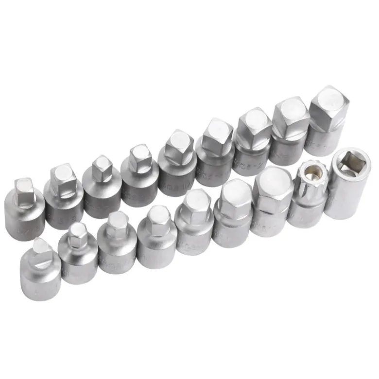 Coffret embouts vidange 3/8" (18pcs) CLAS HU 2002