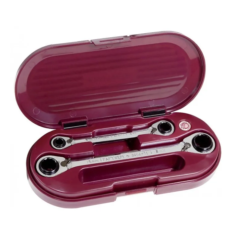 Coffret 8 en 2 Clés à Cliquet Reversibles ClicKraft KRAFTWERK 3404-4x2