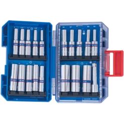 Coffret 1/4" Extra Compact Douilles Et Embouts 48 Pièces King Tony - 2549MREB