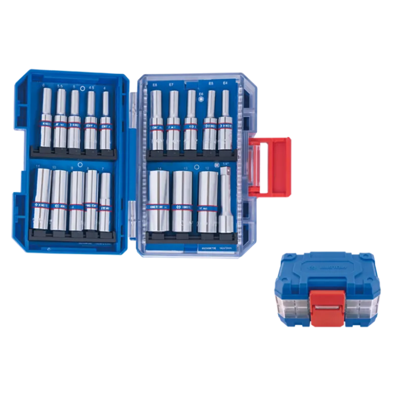 Coffret 1/4" Extra Compact Douilles Et Embouts 48 Pièces King Tony - 2549MREB
