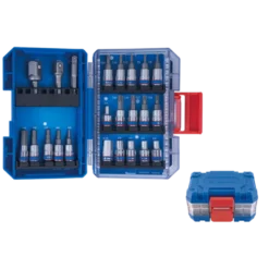 Coffret 1/4" Extra Compact Douilles Et Embouts 47 Pièces King Tony - 2547MREB
