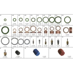 Coffret maintenance climatisation vehicules francais (214 pcs) CLAS AC 4024