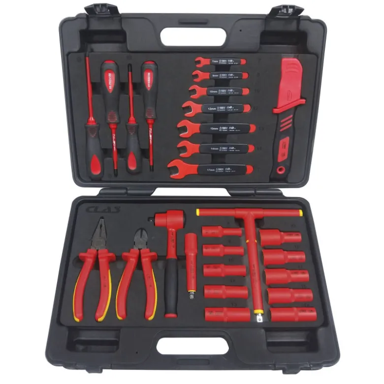 Coffret outils isoles 1000v pour vehicules hybrides et electriques CLAS OE 0700
