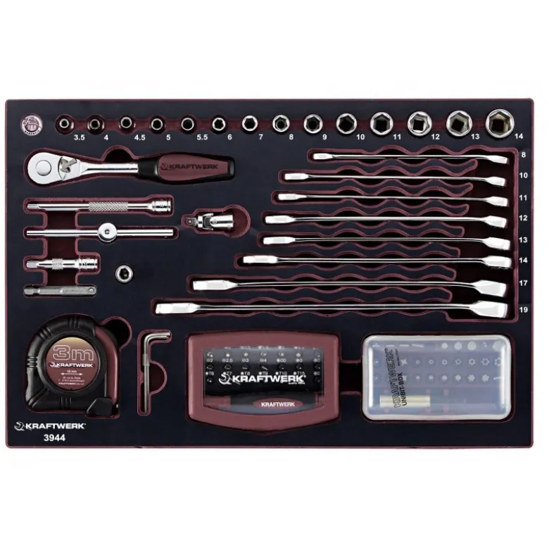 Coffret 123 outils professionnels KRAFTWERK 3944