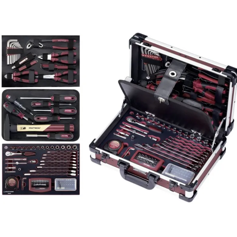 Coffret 123 outils professionnels KRAFTWERK 3944